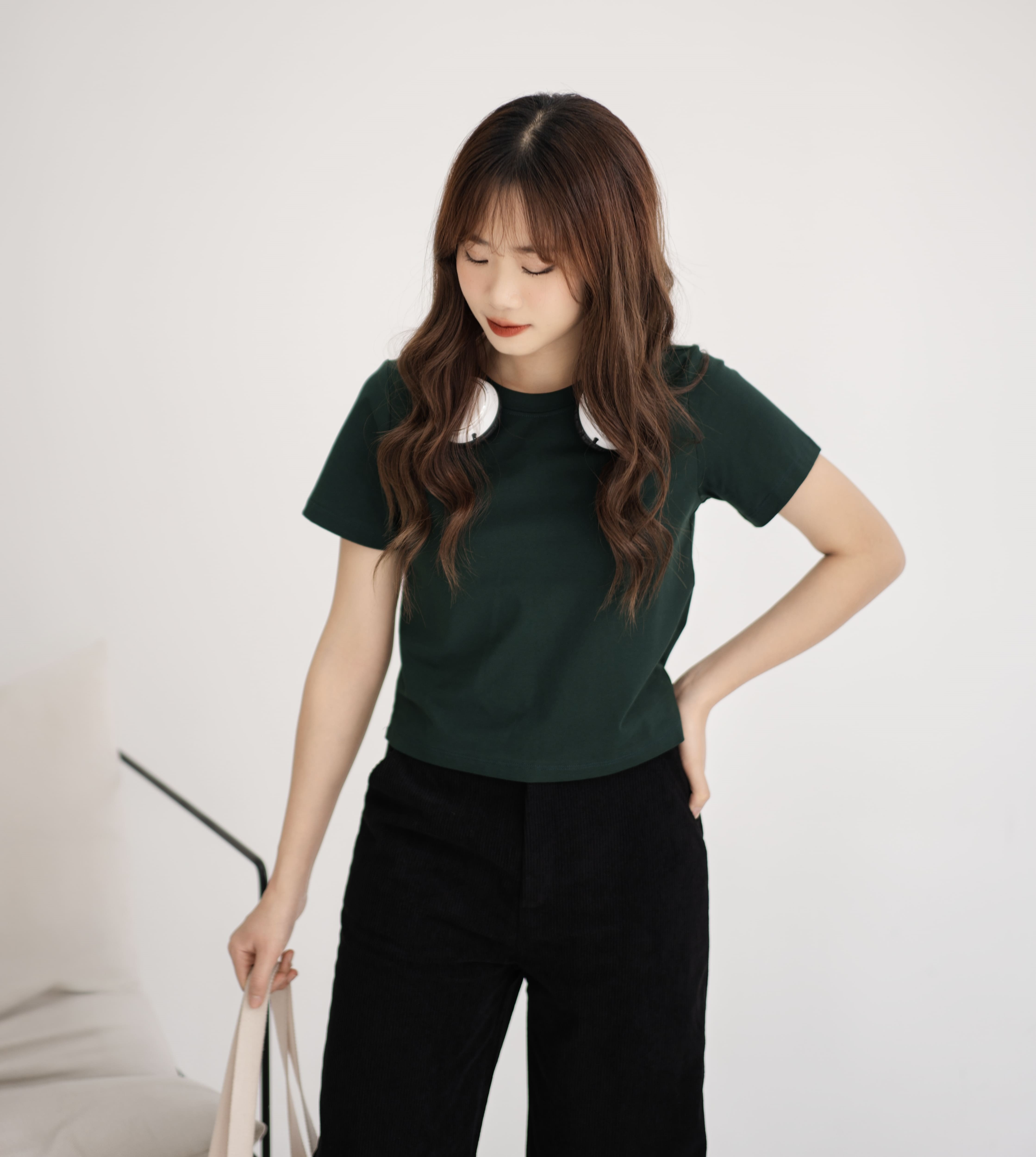 [Nhập LAZLOOK99 GIẢM 100K/500K] Áo baby tee trơn form croptop – Baby Tee by ufo.thebasic
