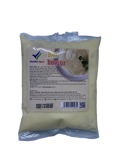 Bơ trứng gà 500g - bò đội nón