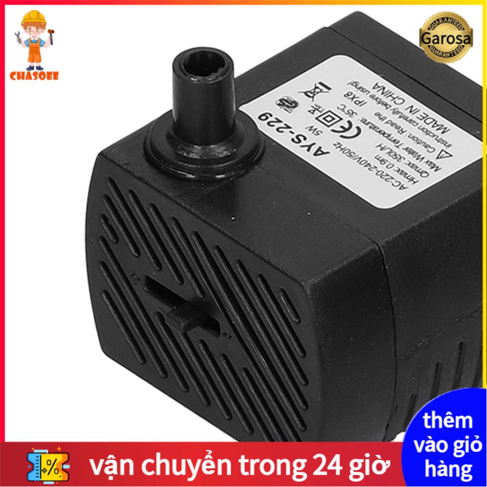 Mini Submersible Pump Anti‑Dry Water Change Filter Mute for Aquarium Fish Tank 5W 92GPH