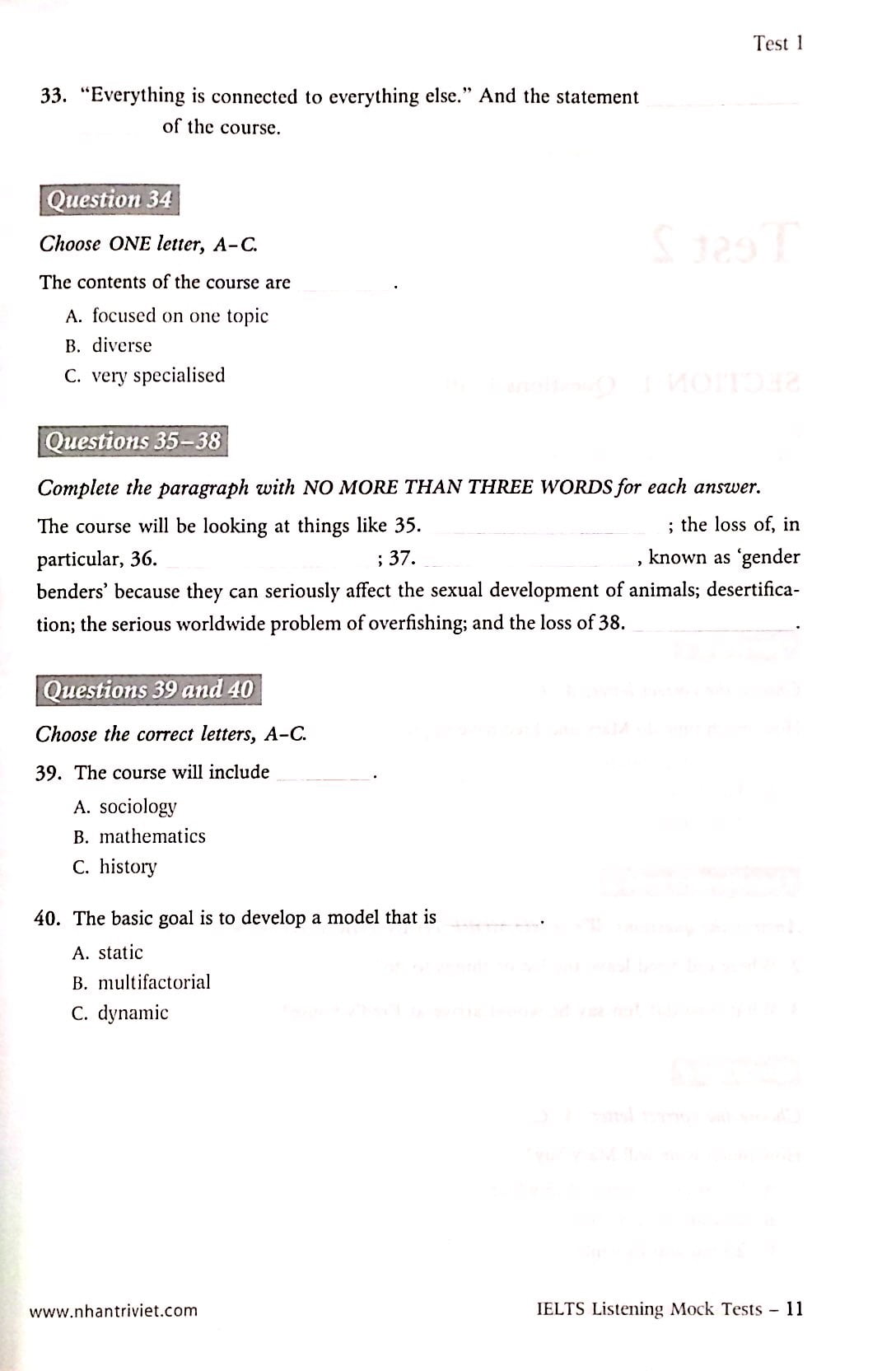 IELTS Listening Mock Tests CD