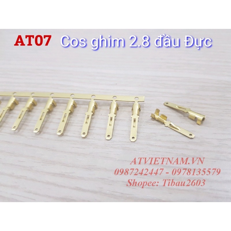 Cos Ghim đực 2.8 - AT07 ( 1 bịch/50 cái)
