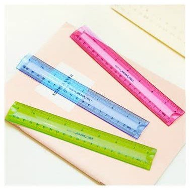 Thước kẻ 20cm Deli E6208 nhựa dẻo