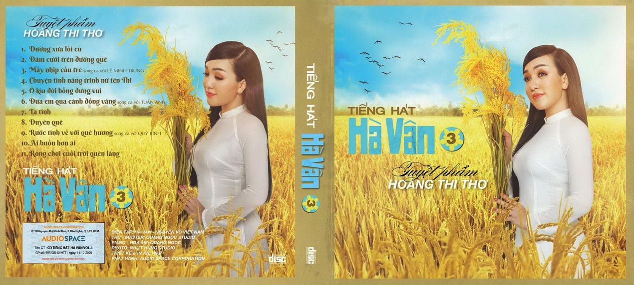 Bộ  06 CD Hà Vân Phôi Phono ca nhạc vàng