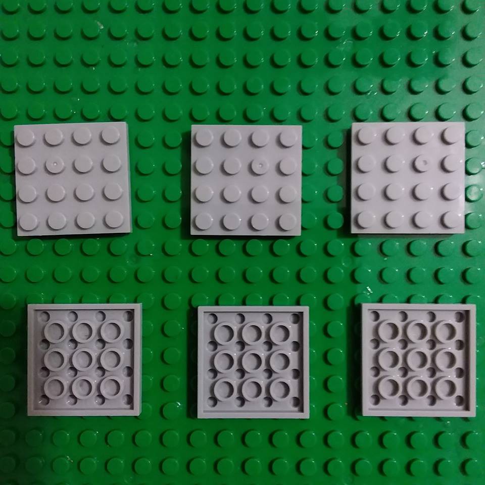 Combo 5 part gạch 4x4 dày no.047 - phụ kiện moc