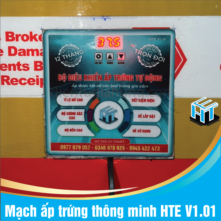 Mạch ấp trứng thông minh HTE V1.01(1Bộ)