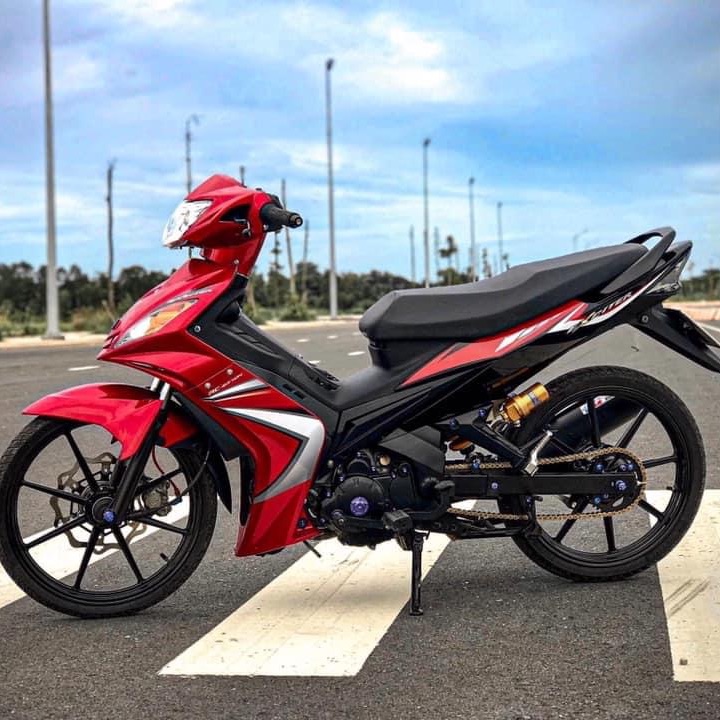 Tem rời ex 2010 dán xe đỏ bụng sau đen