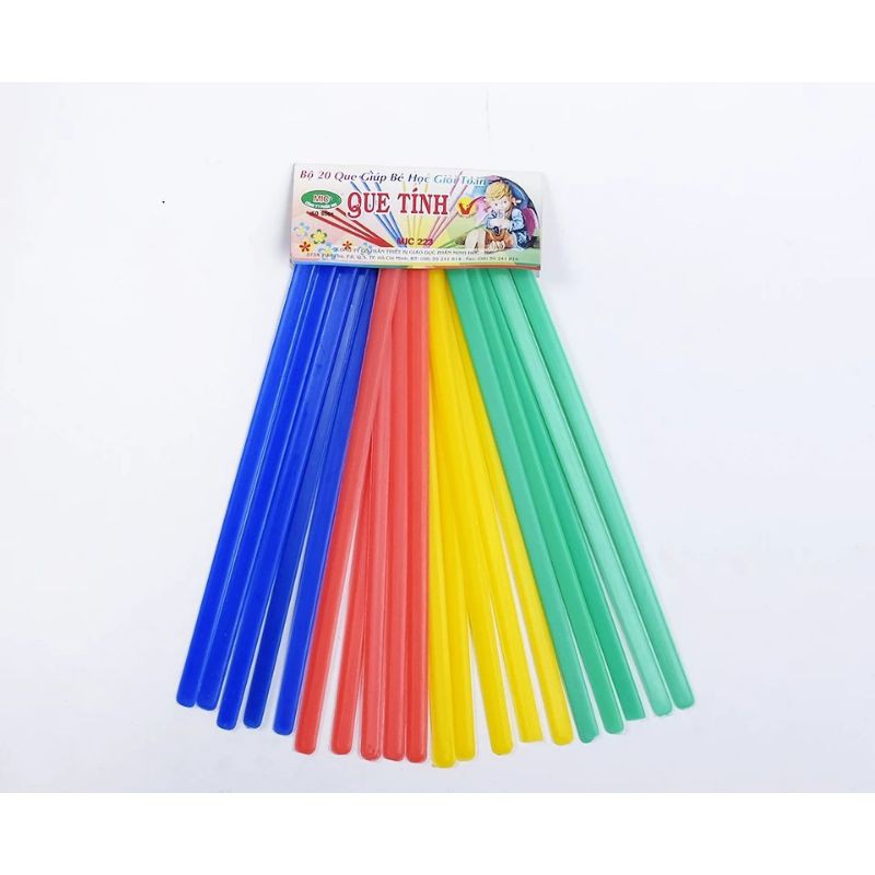 Que Tính Mic Que Tính Học Sinh ( Bộ 20 que tính)