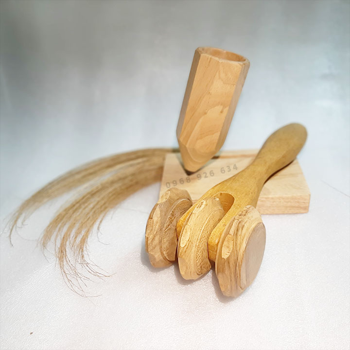 Cây massage - Dụng cụ massage toàn thân 3 bánh