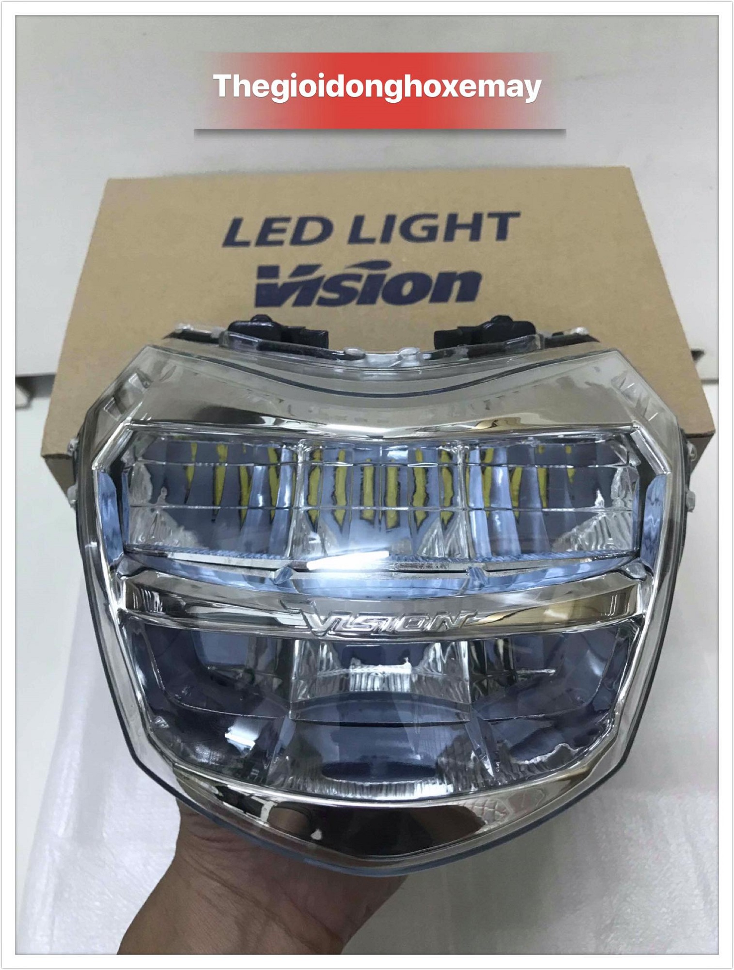 pha đèn led 2 tầng cao cấp Led Light cho honda vison