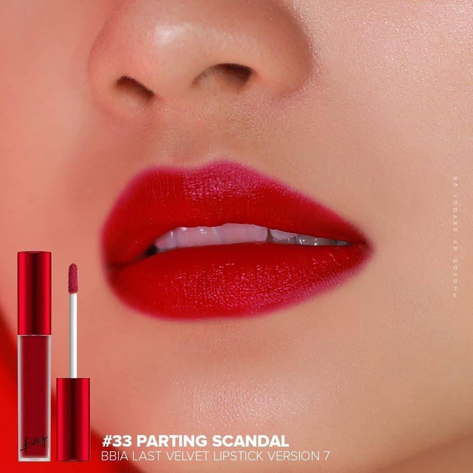 [HCM]Son kem lì Bbia Last Velvet Lip Tint Version