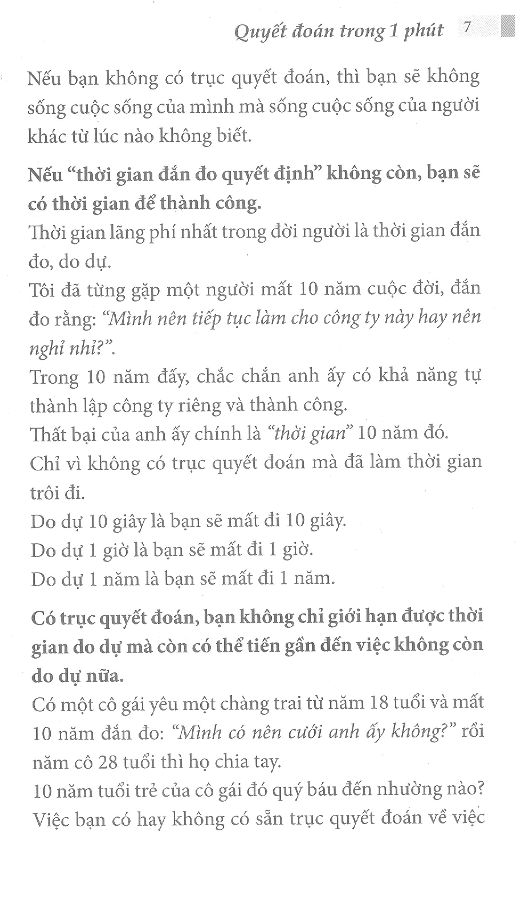 Quyết Đoán Trong 1 Phút