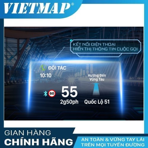 [HCM]HUD DẪN ĐƯỜNG KẾT NỐI CẢM BIẾN TPMS VIETMAP H1AS