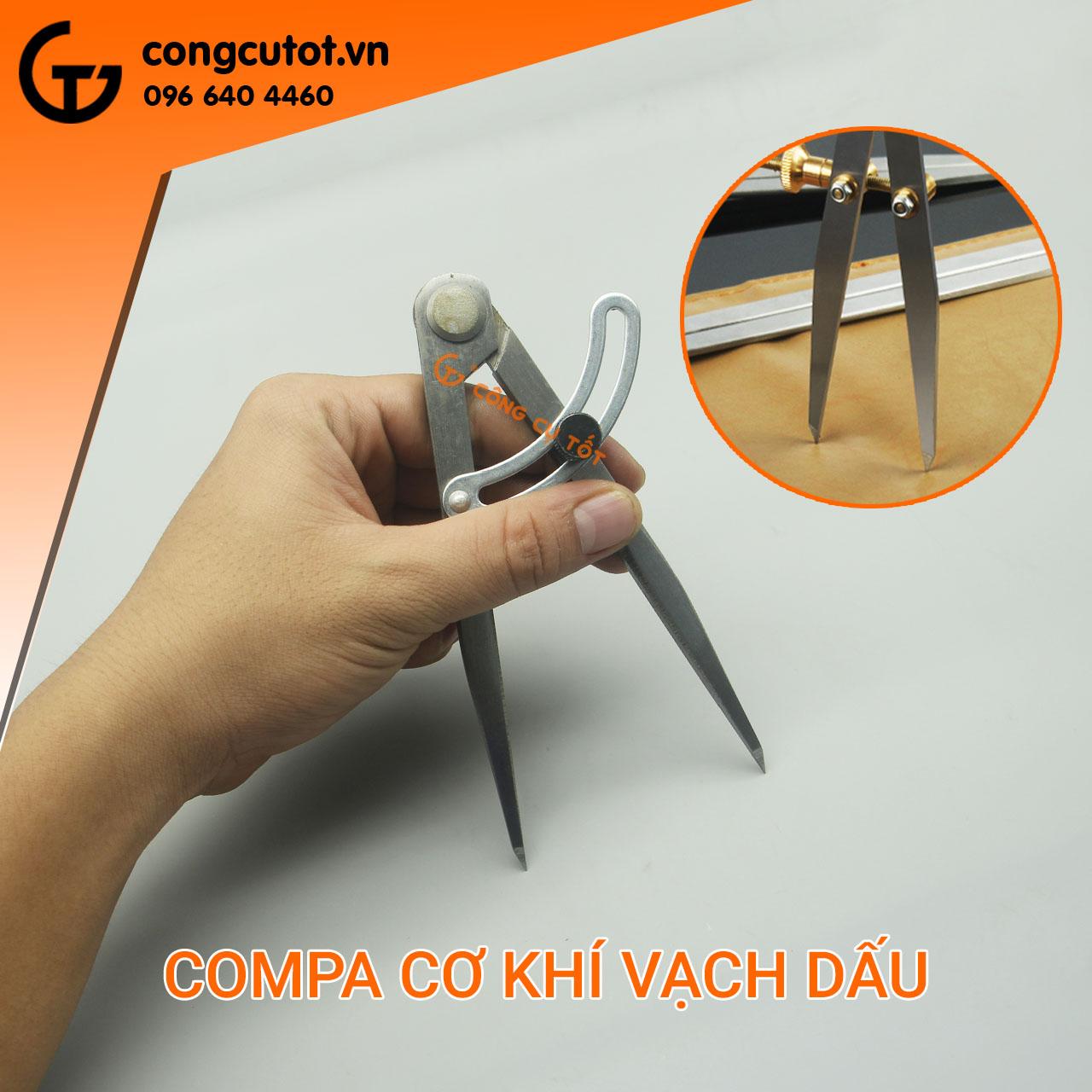 Compa cơ khí vạch dấu