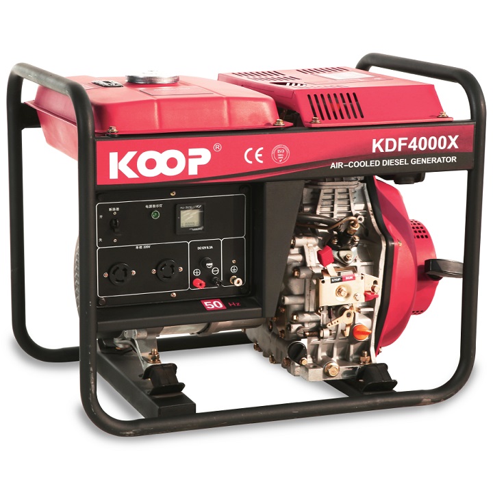Máy Phát Điện Chạy Dầu 3kVA Koop KDF4000X
