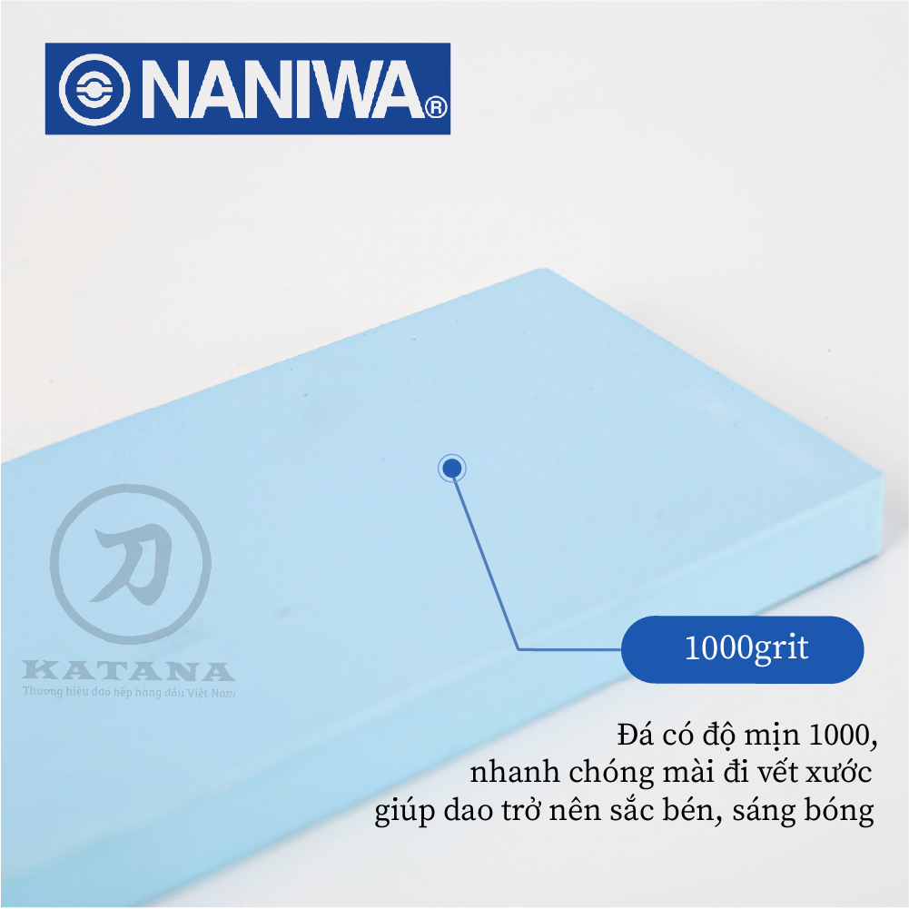 Đá mài trung Naniwa Nhật Bản #1000 SUPER STONE S1000 (210x70x10)