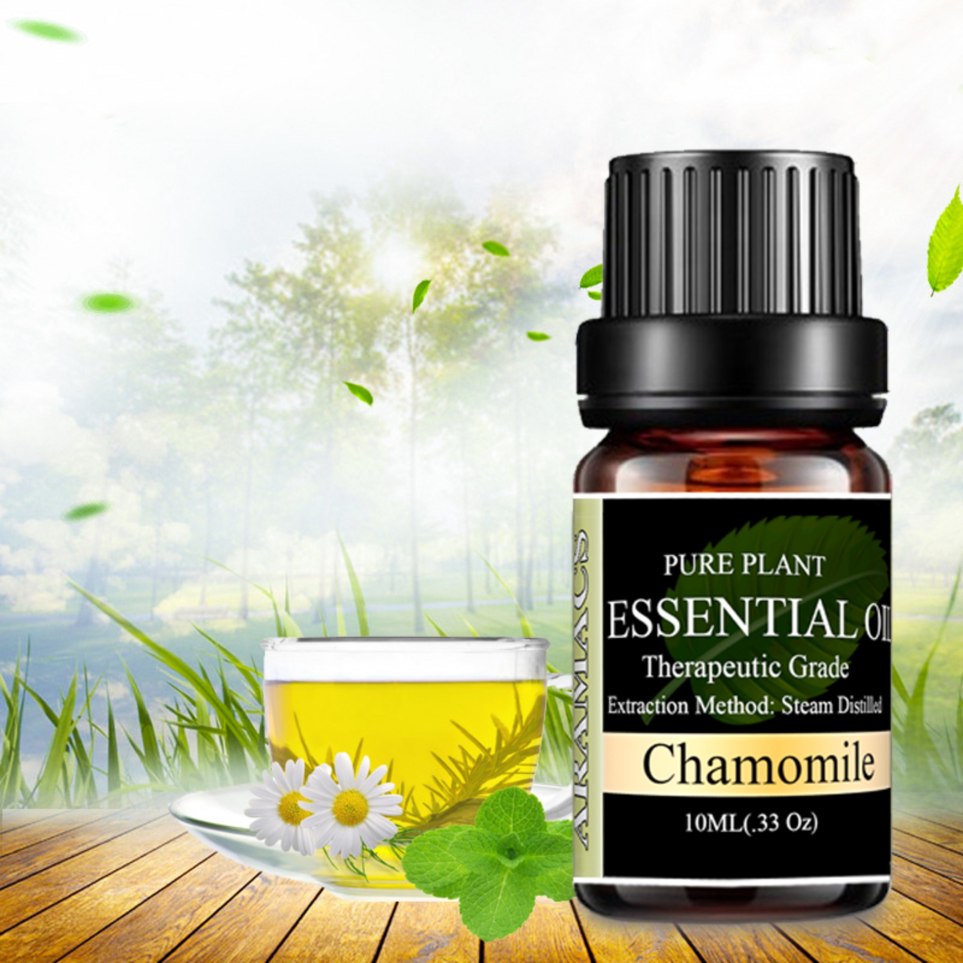 [Chamomile essence products] Chamomile pure essential oil Flower Beauty skin Care and body aramacs 10ml