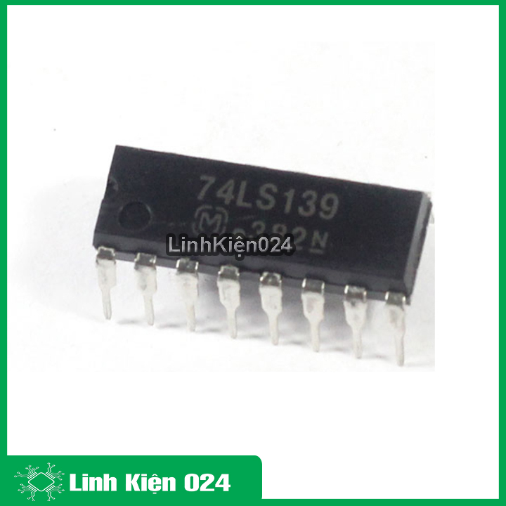 Sản phẩm 74ls139 2 to 4 decoder/demultiplexer dip16 tiện dụng