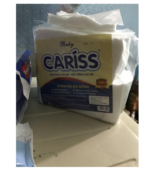 KHĂN VẢI KHÔ ĐA NĂNG BABY CARISS