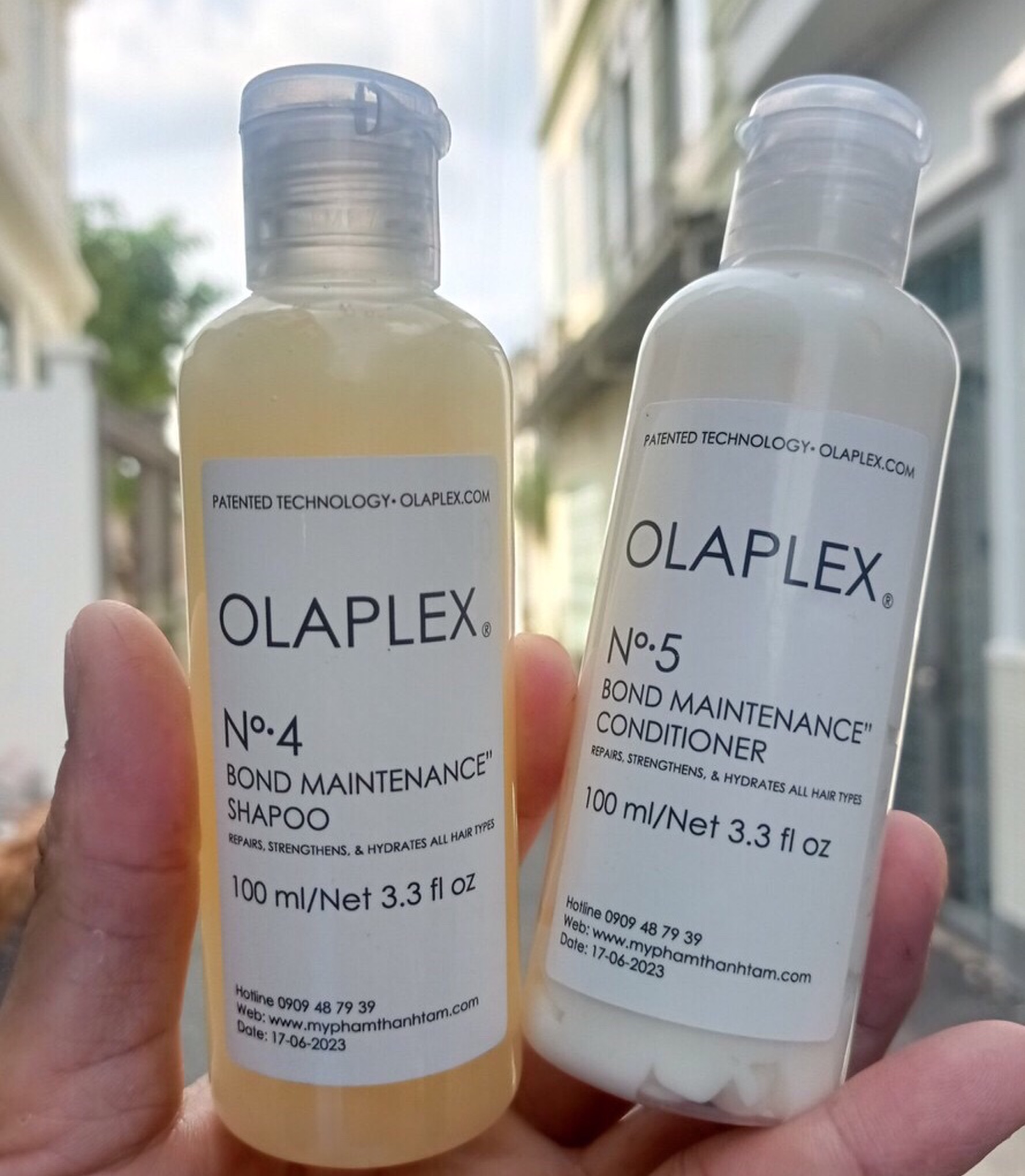 [HCM]????Olaplex???? Dầu gội xả hàn gắn liên kết lưu huỳnh Olaplex ( chiết)100mlx2