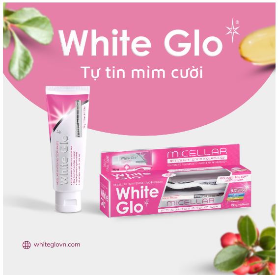 Kem đánh răng làm trắng răng từ công nghệ Micellar White Glo 150g