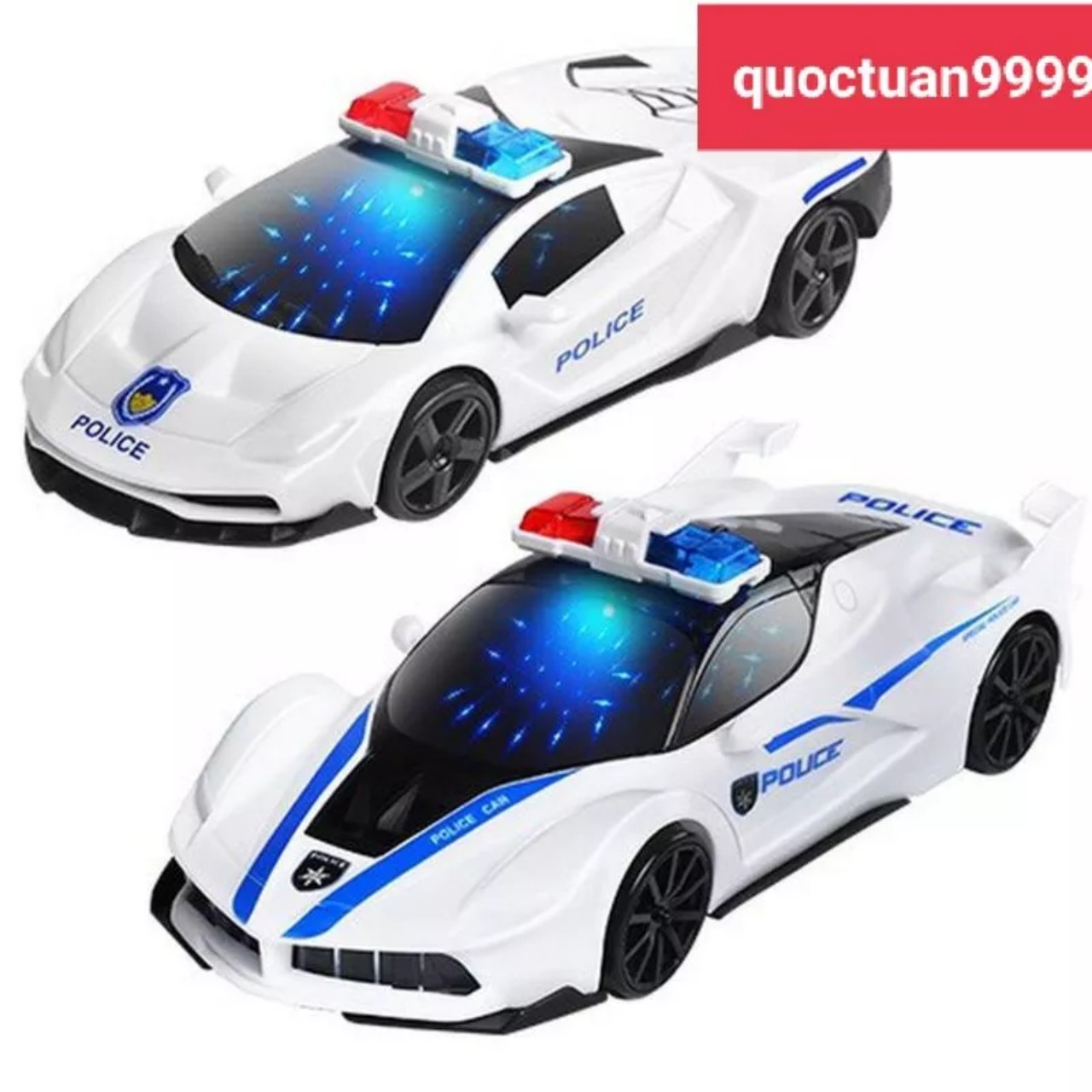 The Toy Car Has Music and Lights