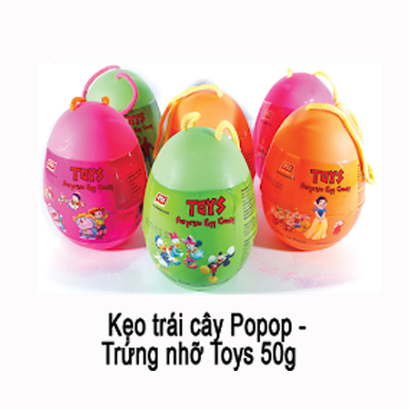 [ kẹo đồ chơi trẻ em ] Trứng khủng long nhỡ toys 50g - kẹo trái cây