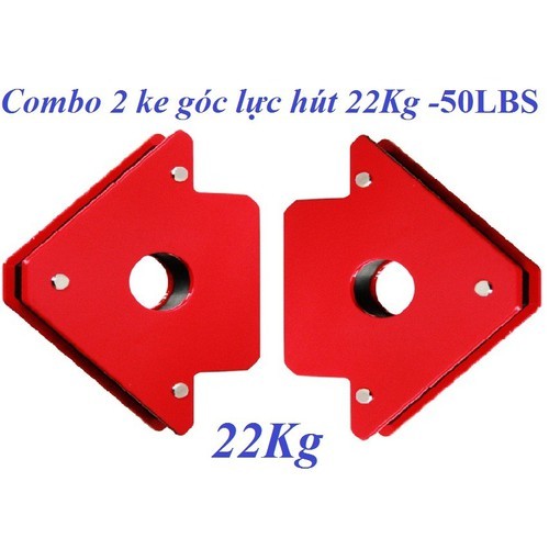 Ke góc vuông nam châm - 2x 22kg - ke 22kg