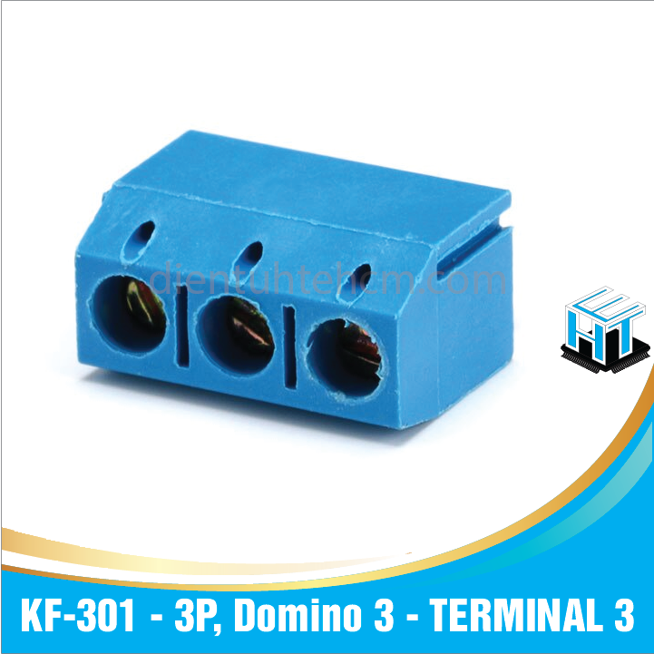 Đầu Nối KF-301 - 3P, Domino 3 - TERMINAL 3