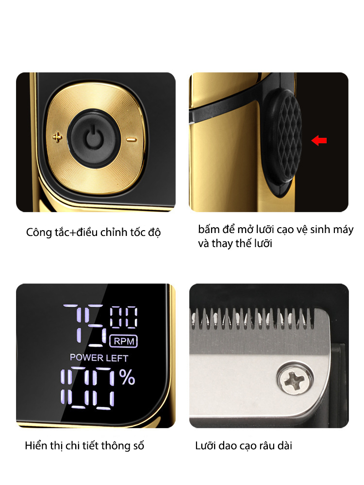 Máy cạo râu cao cấp Kemei km-2028