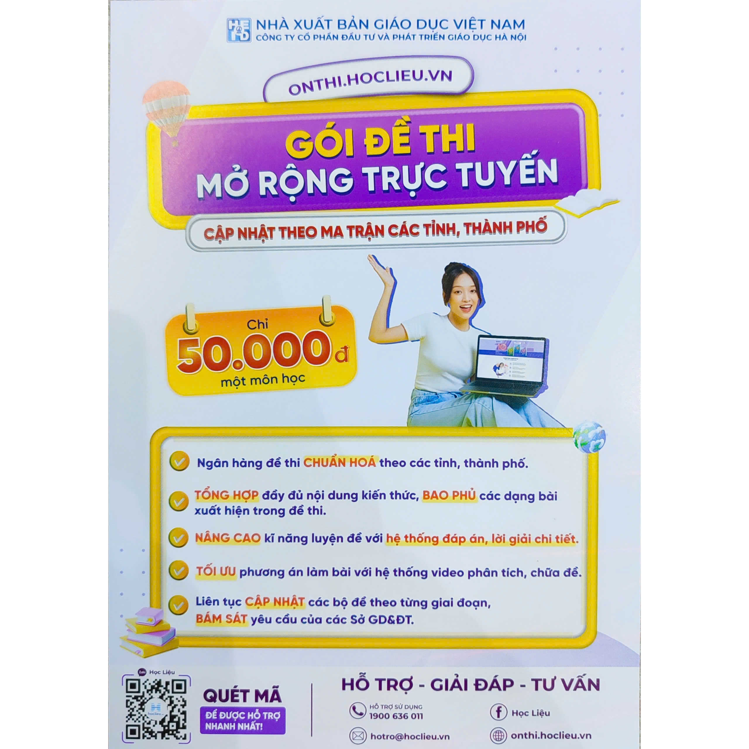 Edubook - Ôn thi vào lớp 10 môn Toán (HEID)