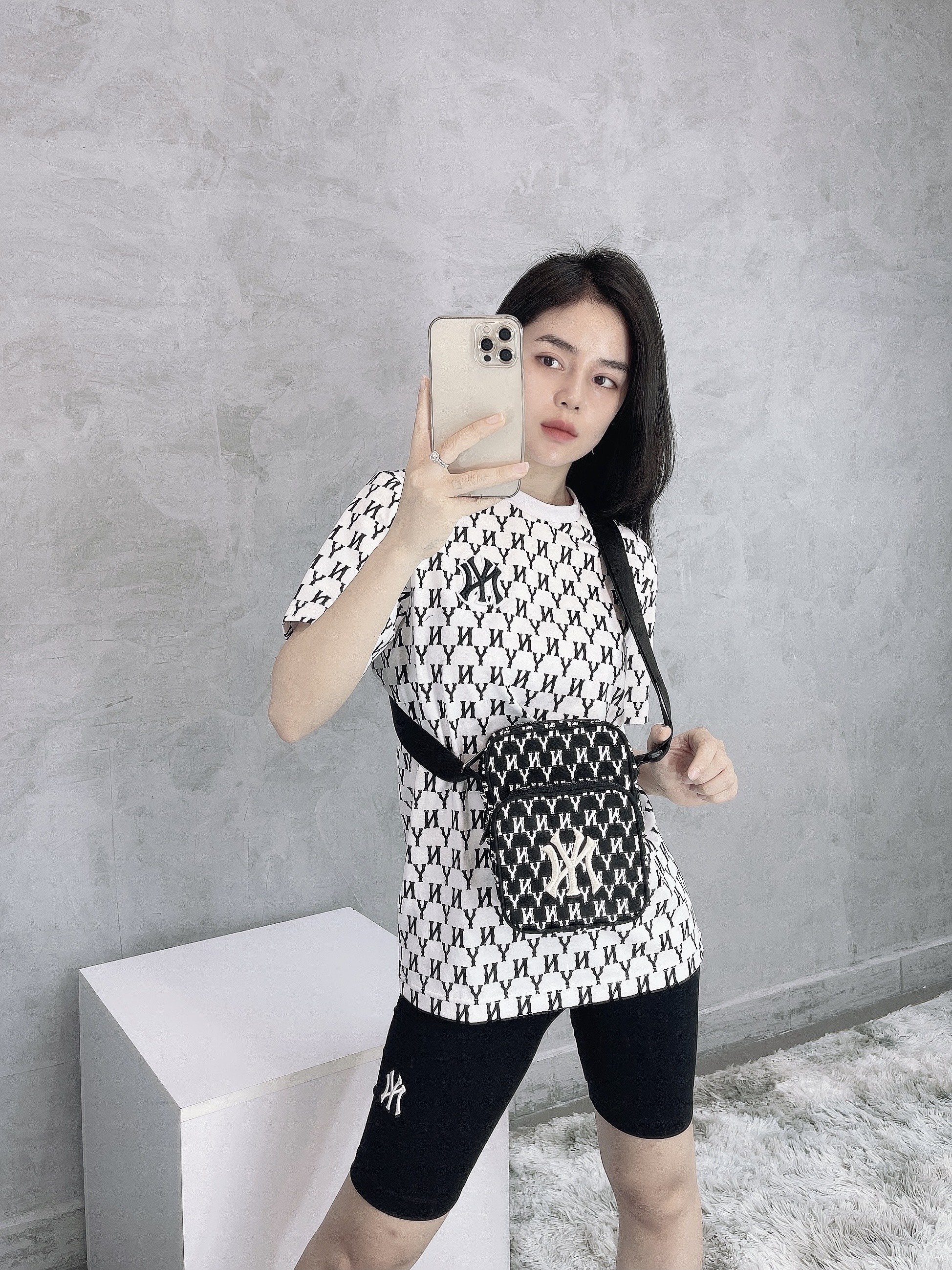 [HCM]B210 MLB MONOGRAM MINI BAG Nhiều Màu