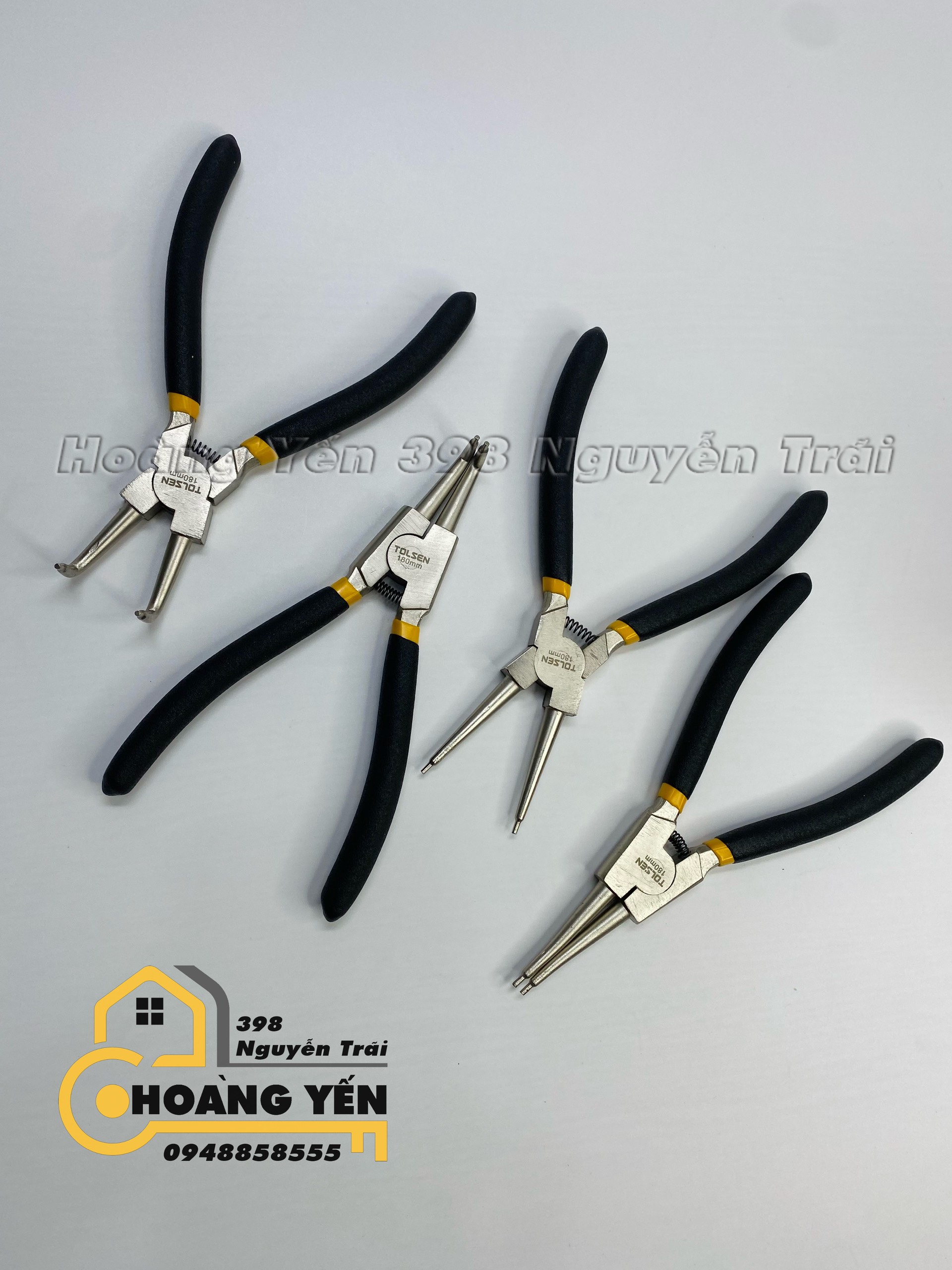 Bộ 4 Cây Kềm Phe 7 Inch Tolsen 10097