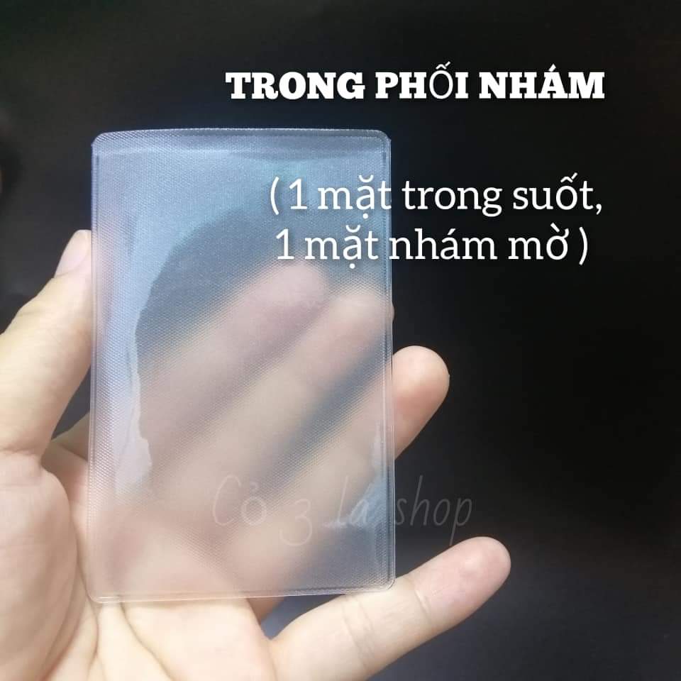 set 100 vỏ bọc thẻ ATM, căn cước công dân, thẻ siêu thị