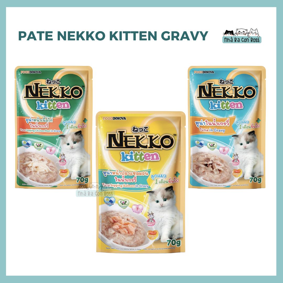 [Combo 12 Gói] Pate Cho Mèo Nekko 70g