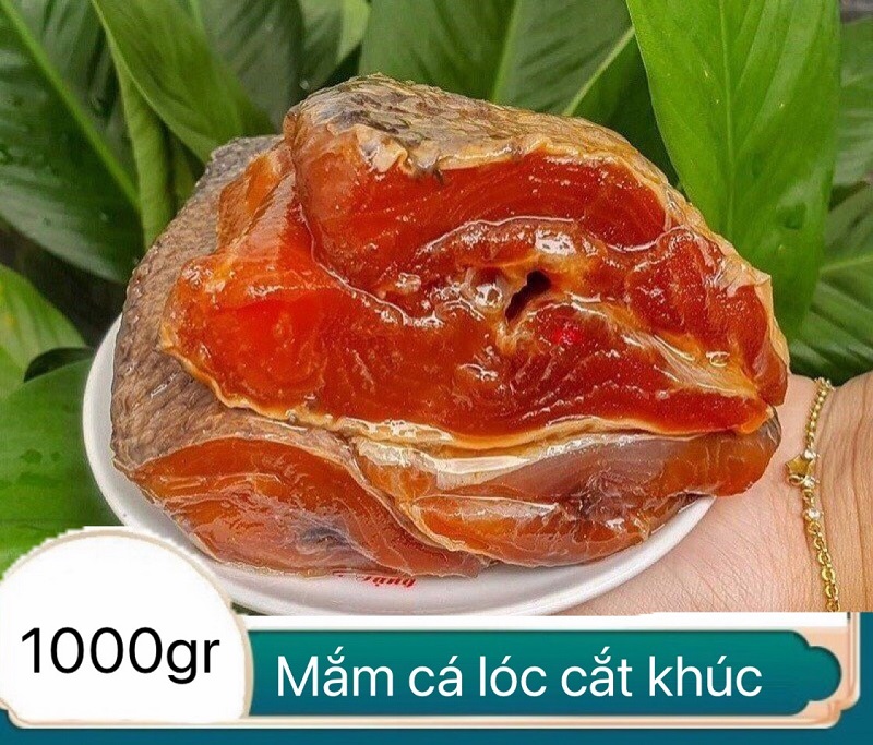 Mắm cá lóc cắt khúc 1kg/ 500gram/ 250gram nhiều thịt đăc sản miền tây