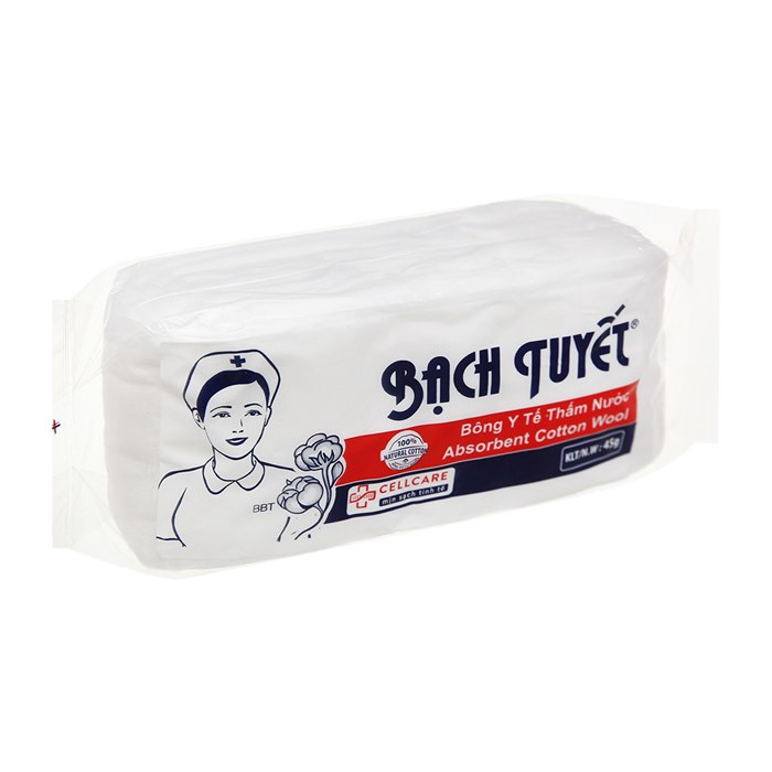 Bông BẠCH TUYẾT 100g - 25g (Bông y tế)