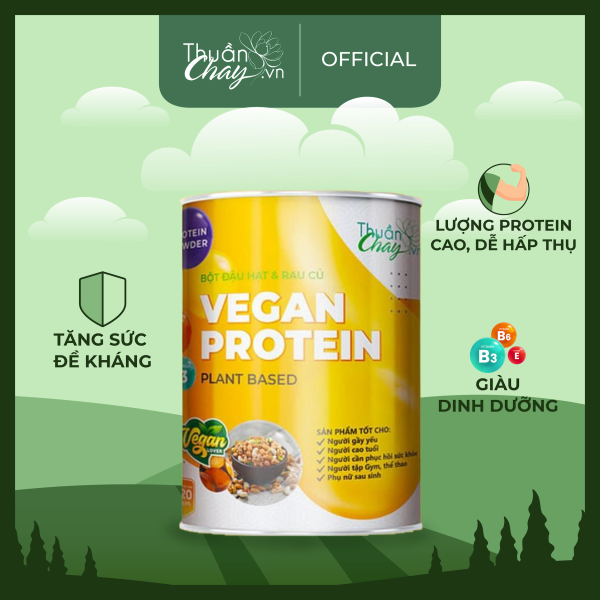 Vegan Protein Thuần Chay Bổ Sung Protein Thực Vật Không Nành 500G