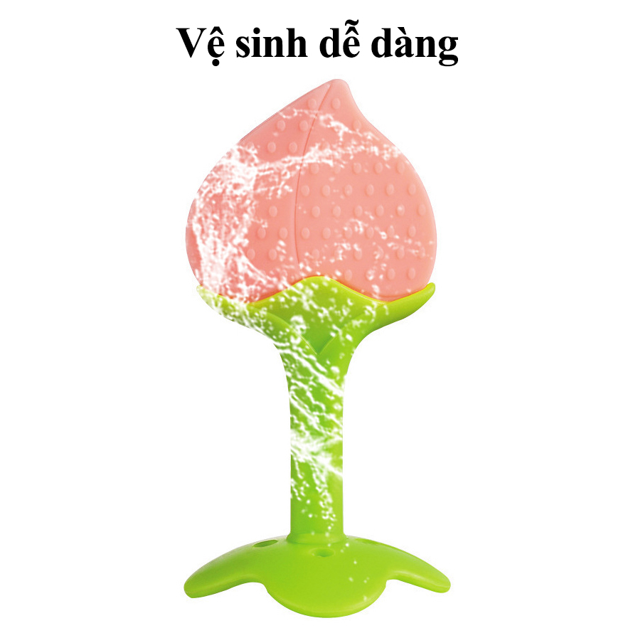 Gặm nướu hoa quả cho bé