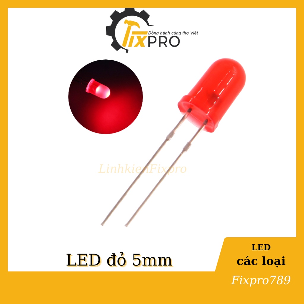LED 5mm đầy đủ các màu thông dụng