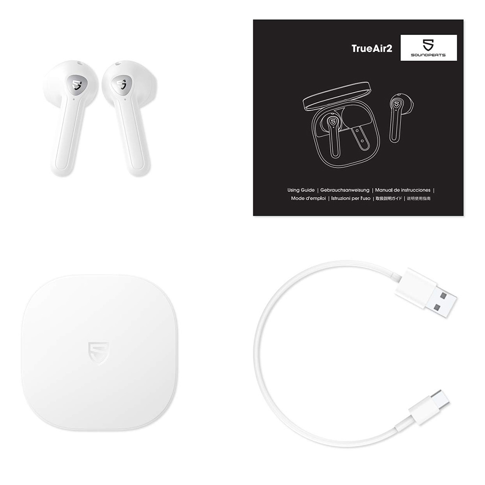 Tai nghe True Wireless Bluetooth SoundPeats TrueAir 2  aptX QCC3040 Bluetooth V5.2 (New Version)