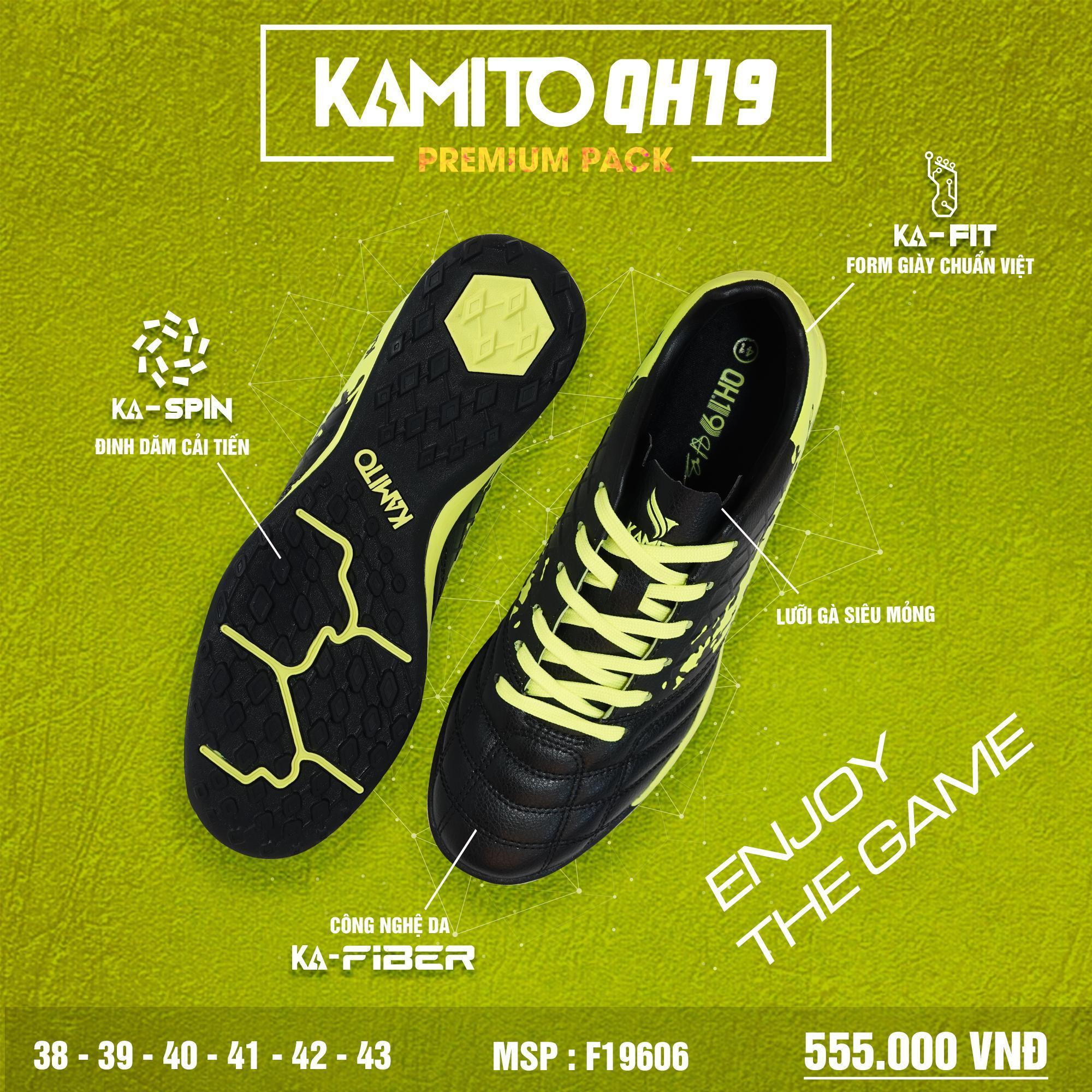 Giày đá bóng quang hải Kamito QH19