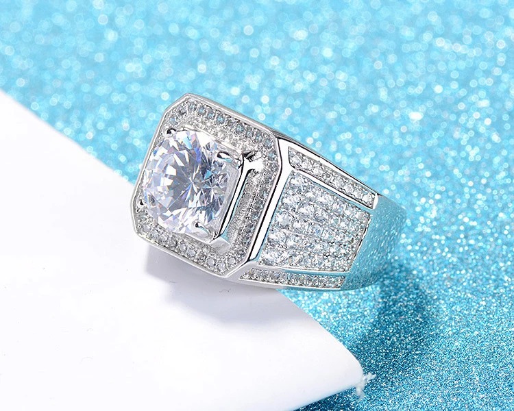 Nhẫn bạc nam Hiểu Minh NA549S
