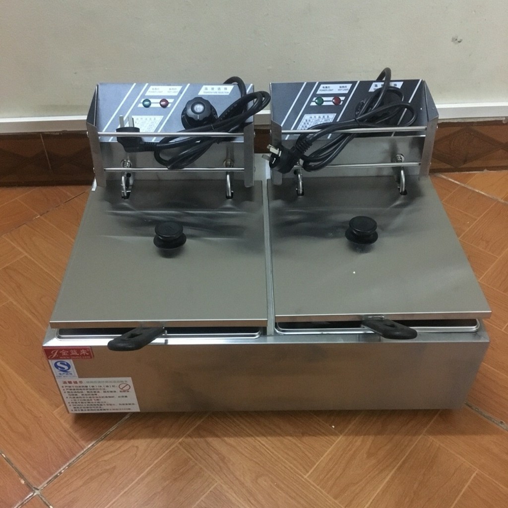 Bếp chiên nhúng điện - bếp điện - bếp đôi 12l