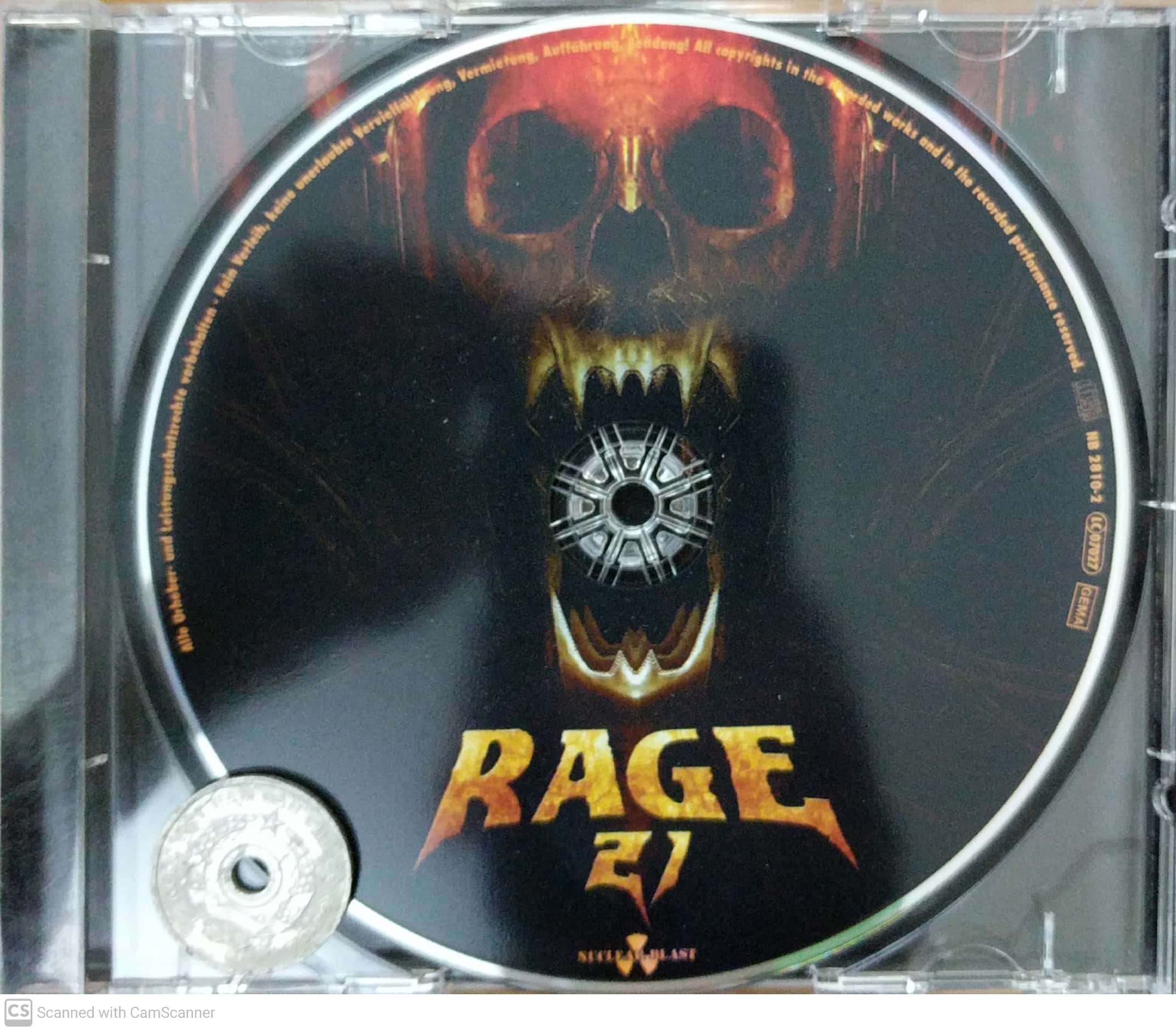 stereomate - Đĩa nhạc - CD gốc: Rage - 21 [Rock / Metal]