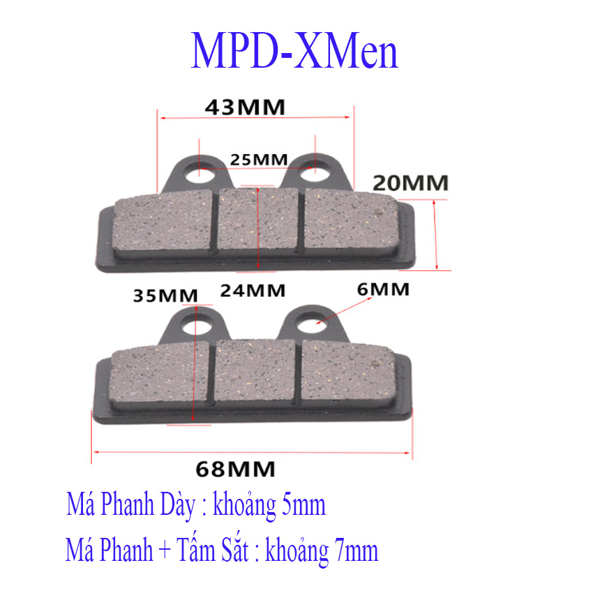 Má Phanh Đĩa Xe Điện Xmen,Nịna,Gogo,Vaspa