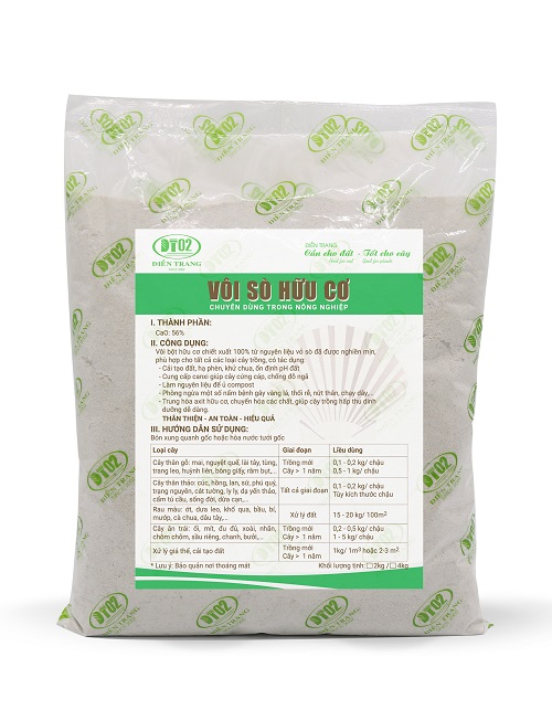 VÔI SÒ HỮU CƠ 2KG