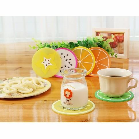 Set 5 miếng lót cốc hình hoa quả