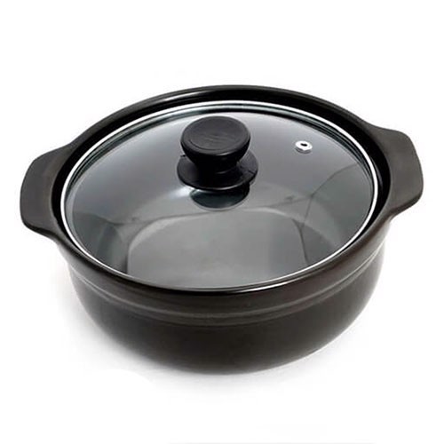 [HCM]Nồi đất sét tràng thạch 2.5 lít nắp kiếng lòng sâu