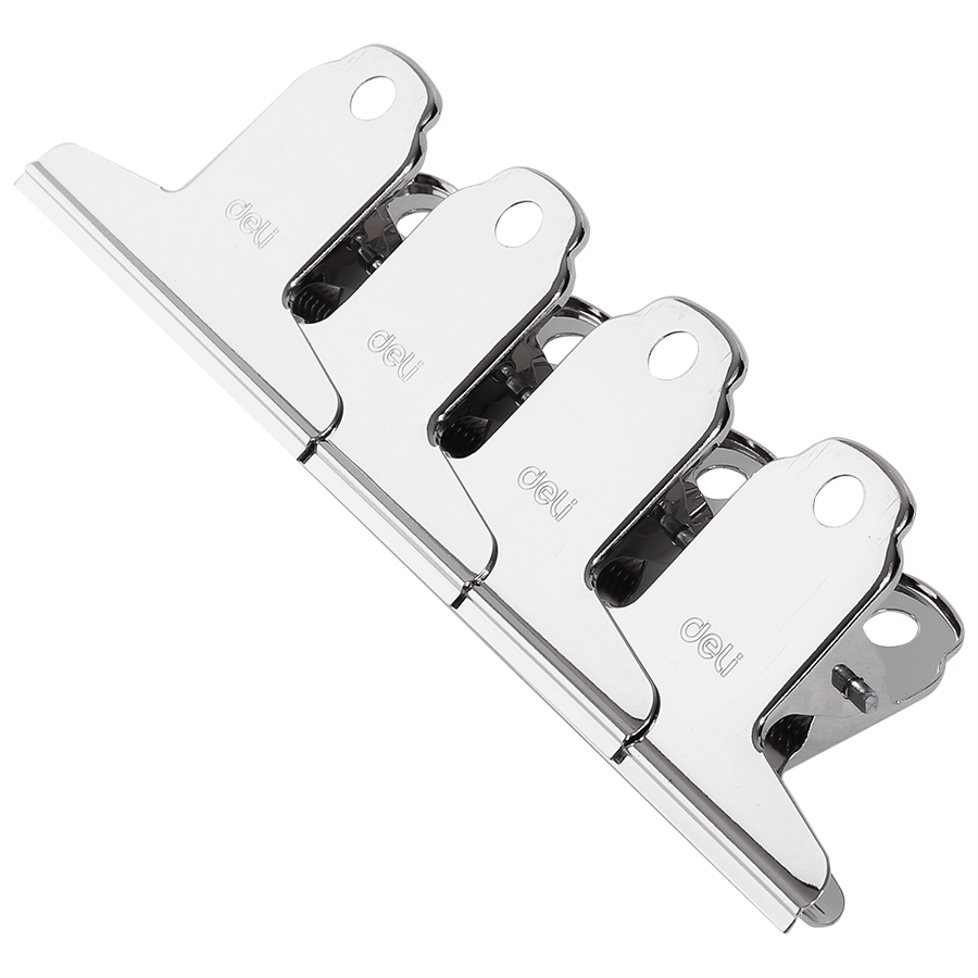 Kẹp inox deli 76mm 9533