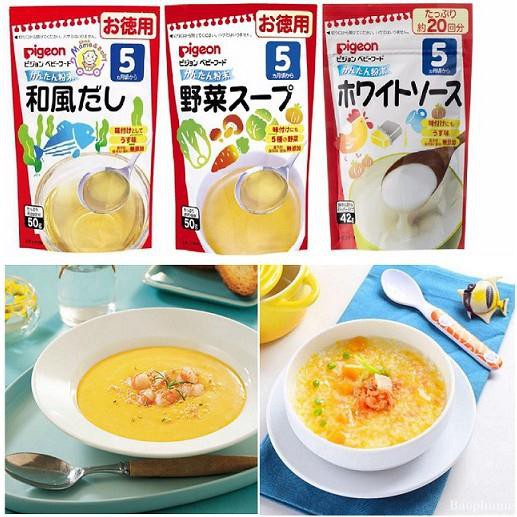 Bột Dashi Pigeon cho bé từ 5 tháng Nhật Bản